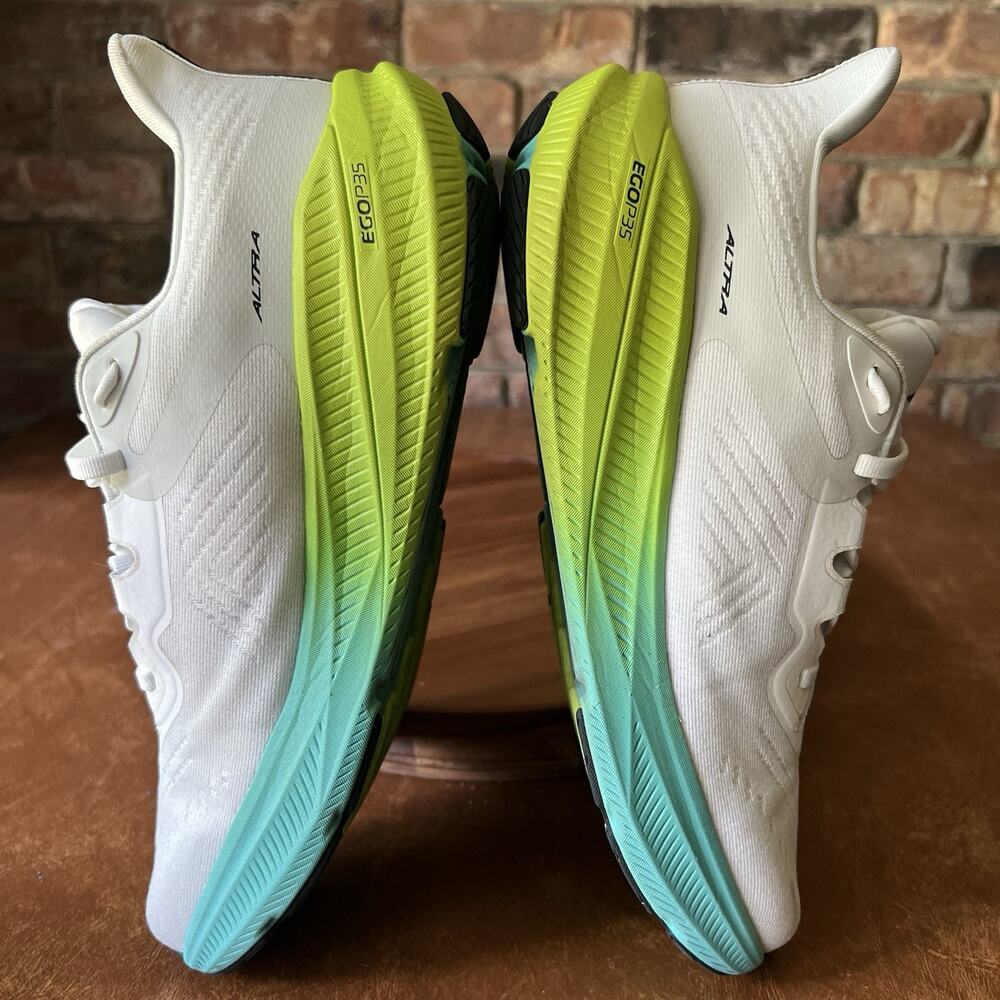 Altra Experience Flow 2 Mens 7.5 Women's 9 White Green Running Shoes Sneakers - Picture 7 of 16